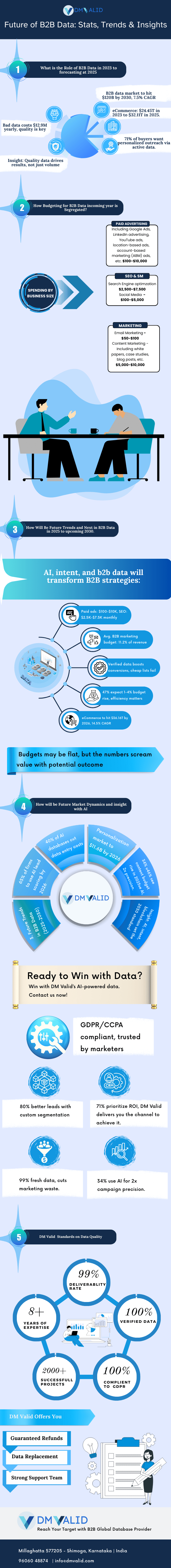 B2B Data Statistics by DM Valid