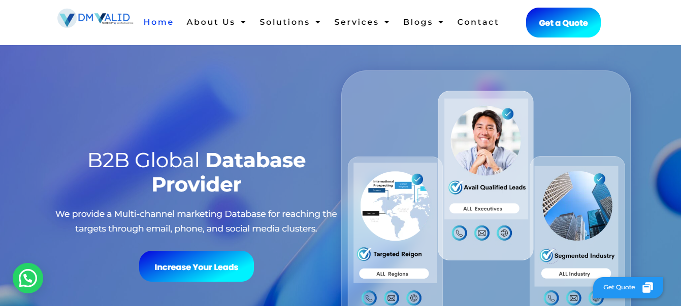 DM Valid Website Home Page